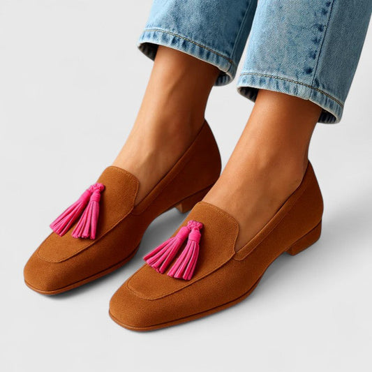 Women's Elegant Comfort Loafers in Brown