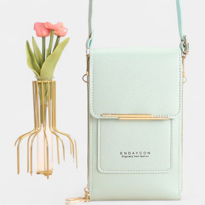 CORA | Stylish Mobile Phone Messenger Bag with Touch Screen