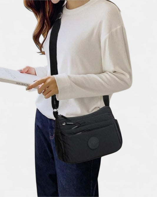 MIA | Women's Multi-Pocket Zipper Crossbody Bag for Daily Use