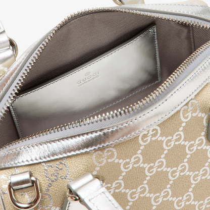 Gucci  GG Emblem Small Boston Bag