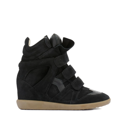 Isabel Marant Bekett Leather Wedge Sneakers