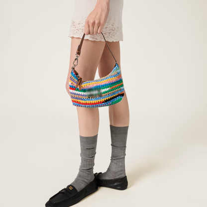 Sinclaire's Multicolored Crochet Pouch