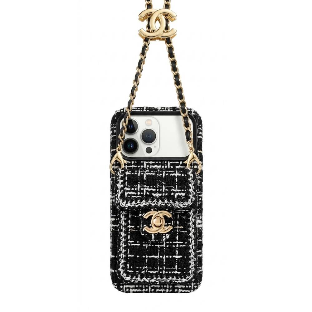 Chanel Tweed Phone Case