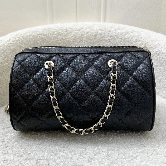 Chanel Black Crossbody Bowling Bag