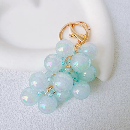 Bubble Jelly Grape Bag Charm (Gift Box Included)