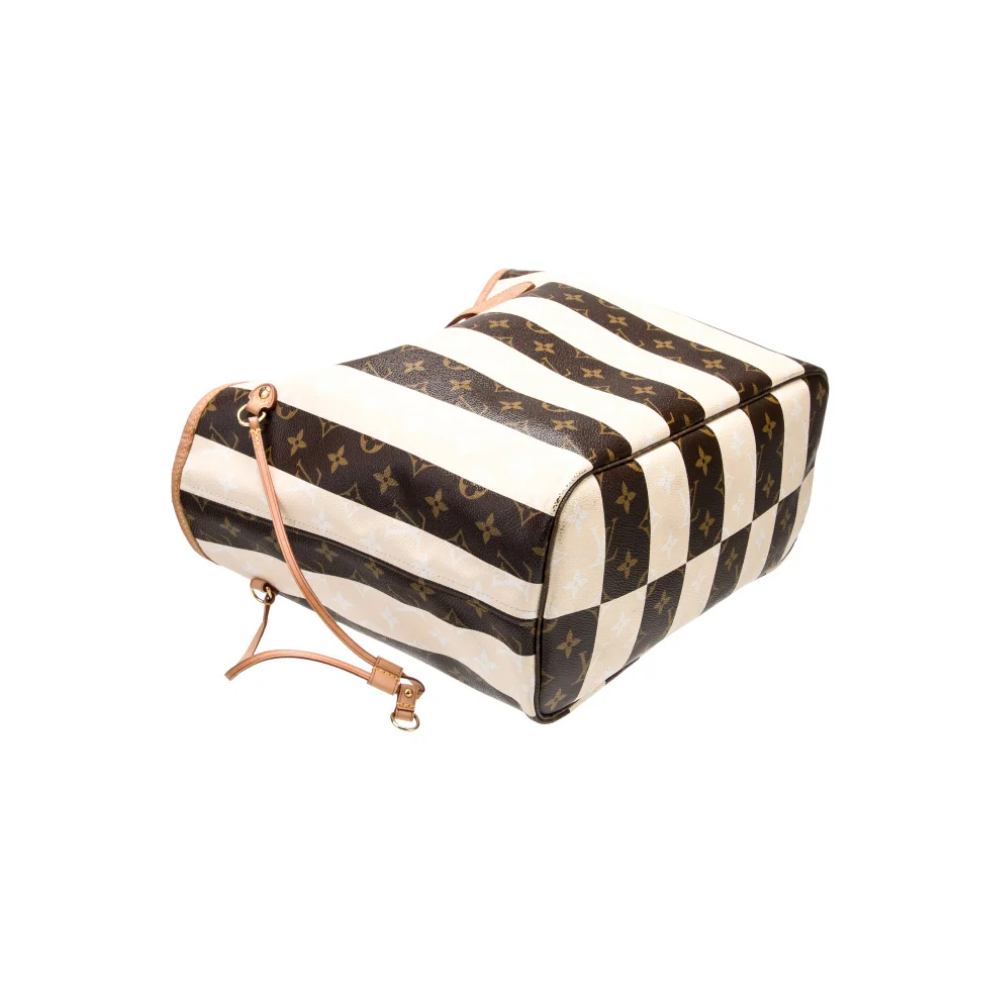 LV Monogram Rayures Neverfull MM