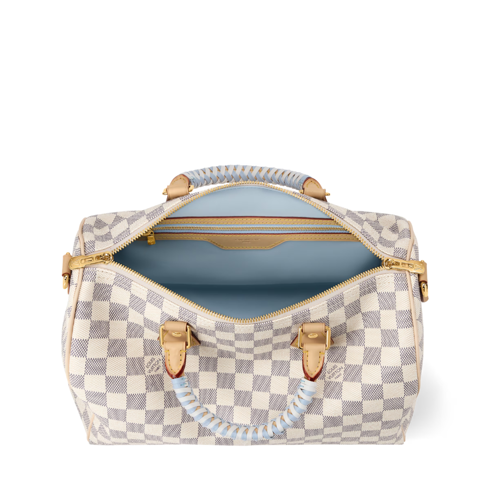 LV Speedy 30 Soft Damier Azur