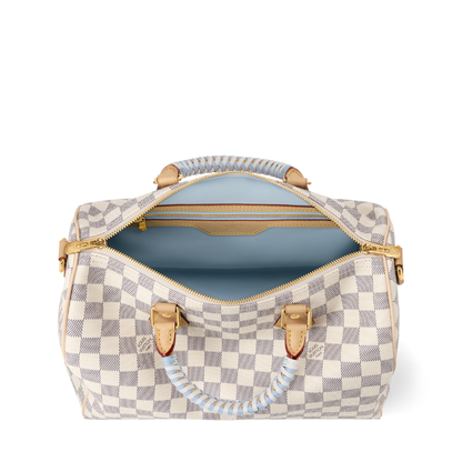 LV Speedy 30 Soft Damier Azur