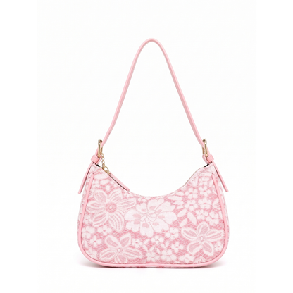 Chic Floral Cherry Shoulder Bag