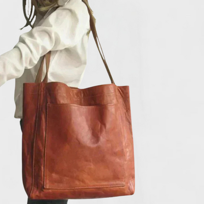 Women's Leather Shoulder Bag in Brown, Coffee or Black