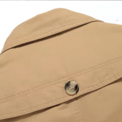 Étienne™ | Elegant Quilted Padded Trench Coat for Men
