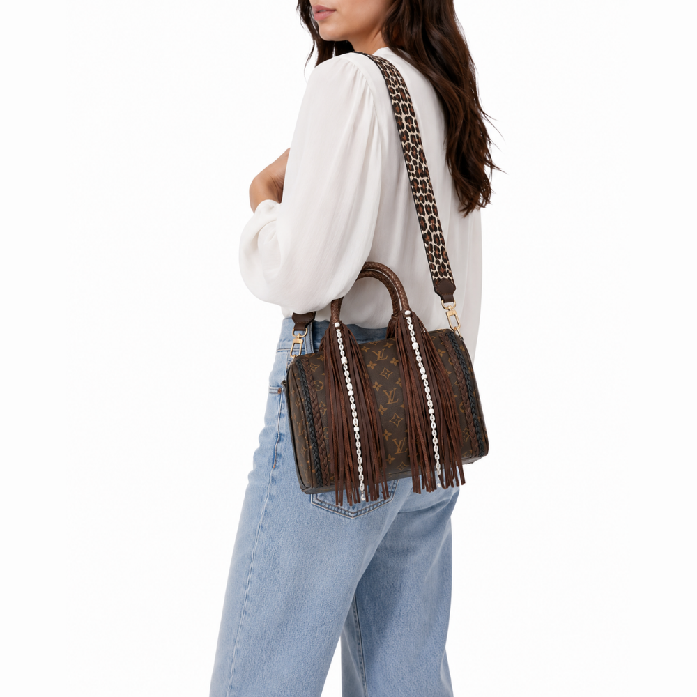 LV Houston Fringe Handbag