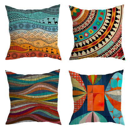 Lively Multicolored Cushion Covers