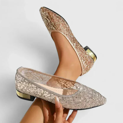 Women's Comfort Shoes in Silver or Gold