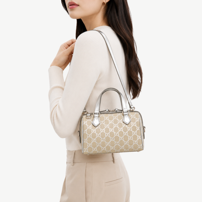 Gucci  GG Emblem Small Boston Bag