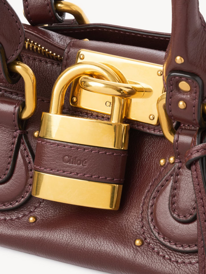 Chloe Small Paddington Bag In Grained Leather