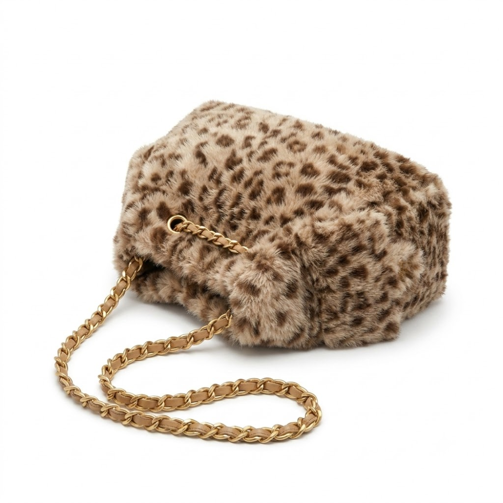 Chanel 25 Leopard Print Hobo Bag