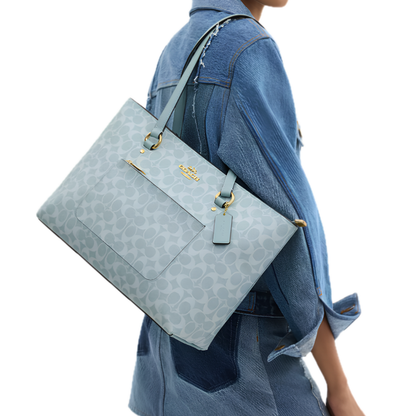 Coach Station Tote Bag In Signature Canvas