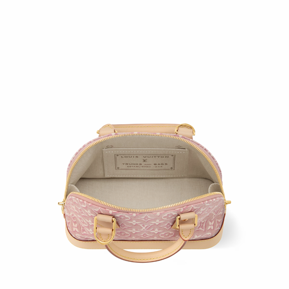 LV Alma BB Rose Ruban Bag