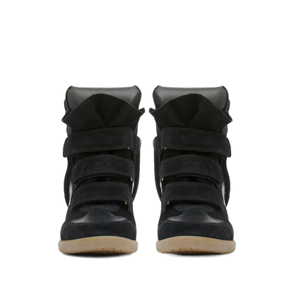Isabel Marant Bekett Leather Wedge Sneakers