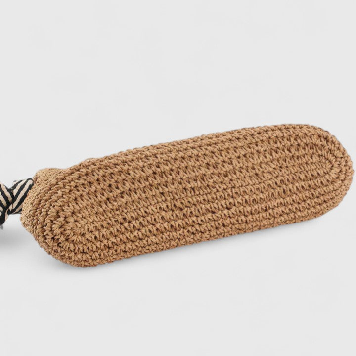 Women's Boho Shoulder Bag in Warm Brown or Beige