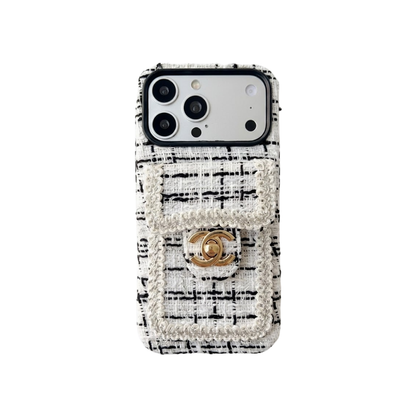 Chanel Tweed Phone Case