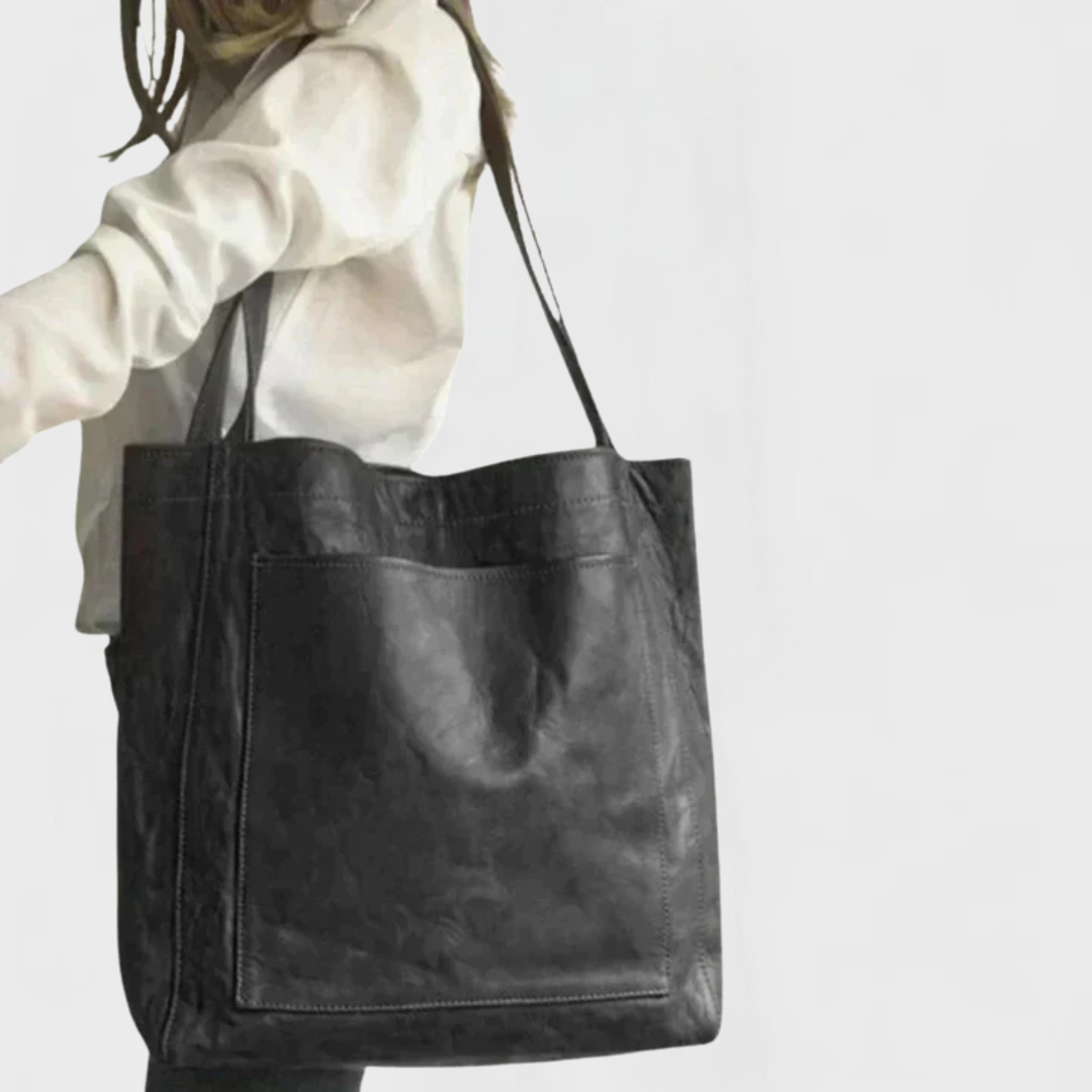 Women's Leather Shoulder Bag in Brown, Coffee or Black