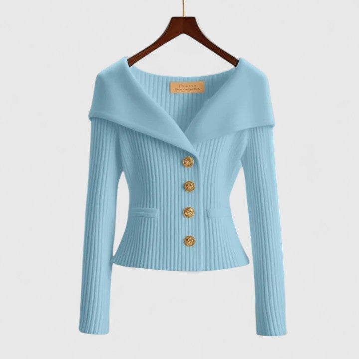 Women's Elegant Cardigan in Ten Bright Colors