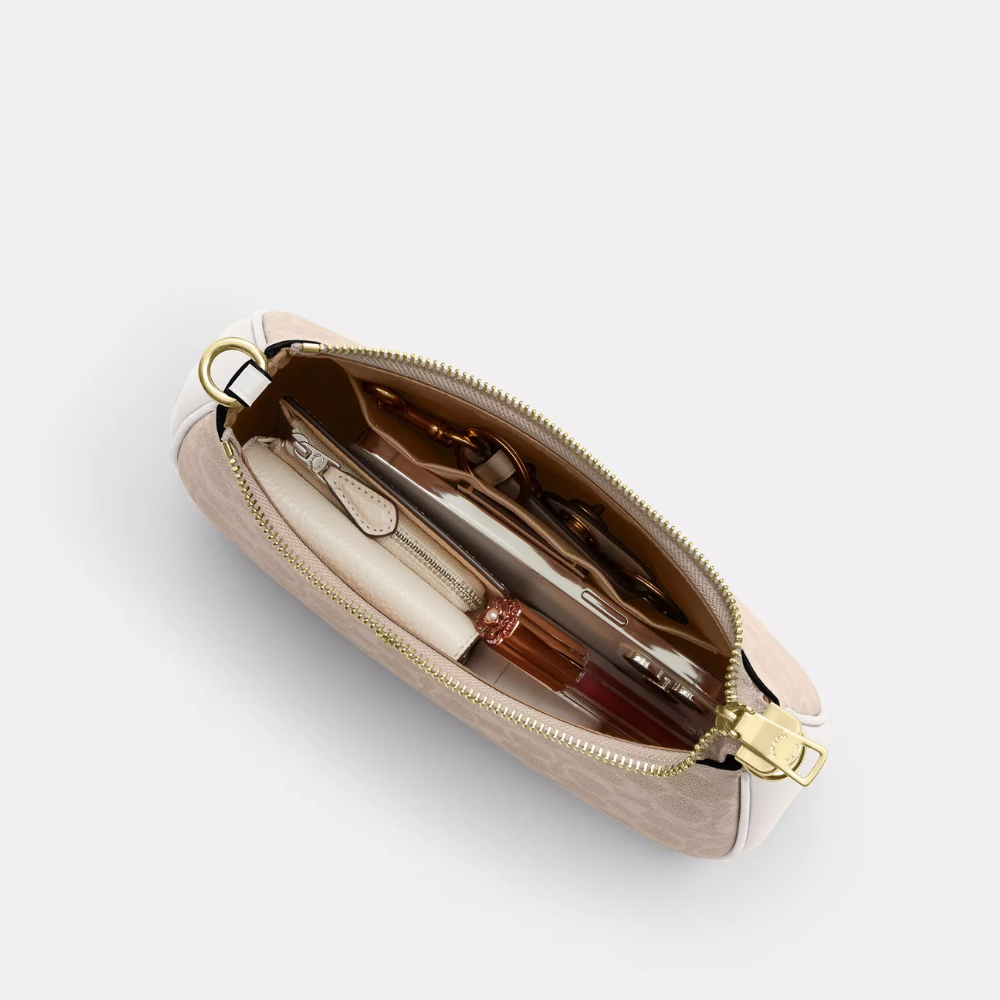 Coach Sand Teri Shoulder Bag In Signature Canvas