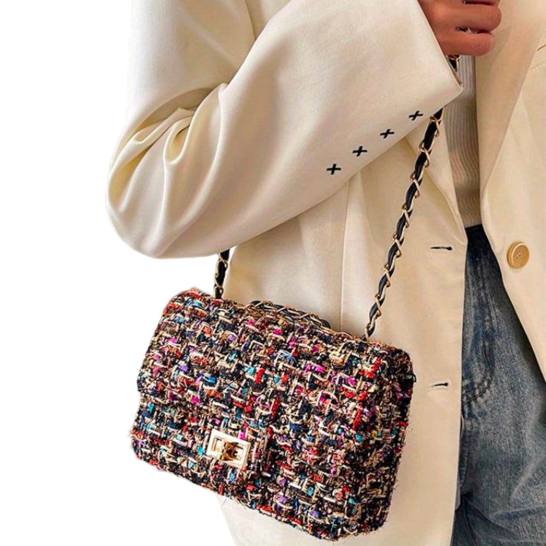 Women's Shoulder Bag in Pink, Black or White