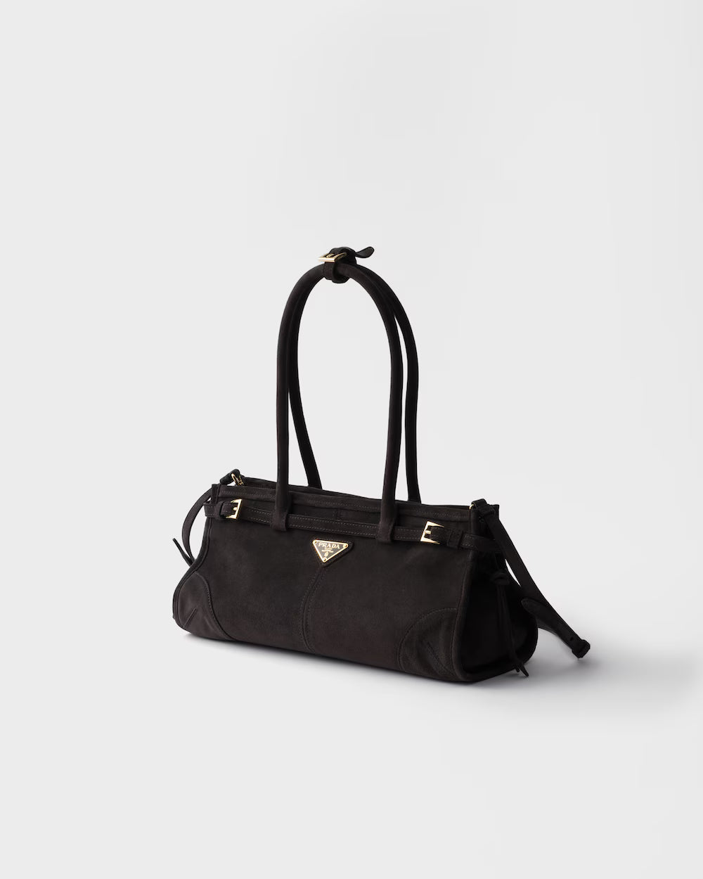 Prada Bonnie medium  suede handbag