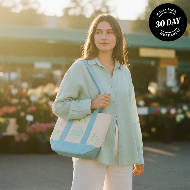 Smiski X Trader Joe's Tote Bags