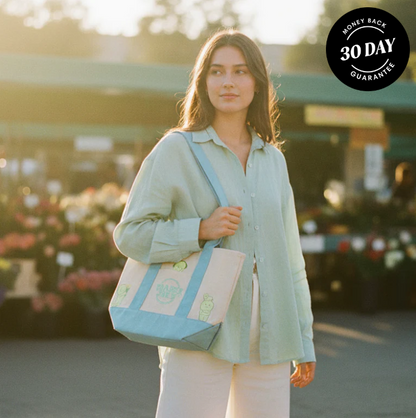 Smiski X Trader Joe's Tote Bags
