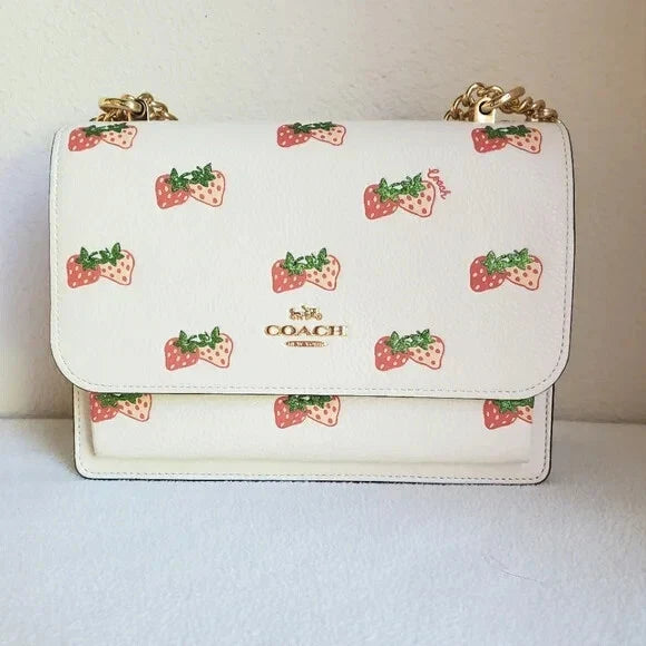 Coach Klare Crossbody With Strawberry Print