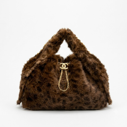 Chanel 25 Leopard Print Hobo Bag