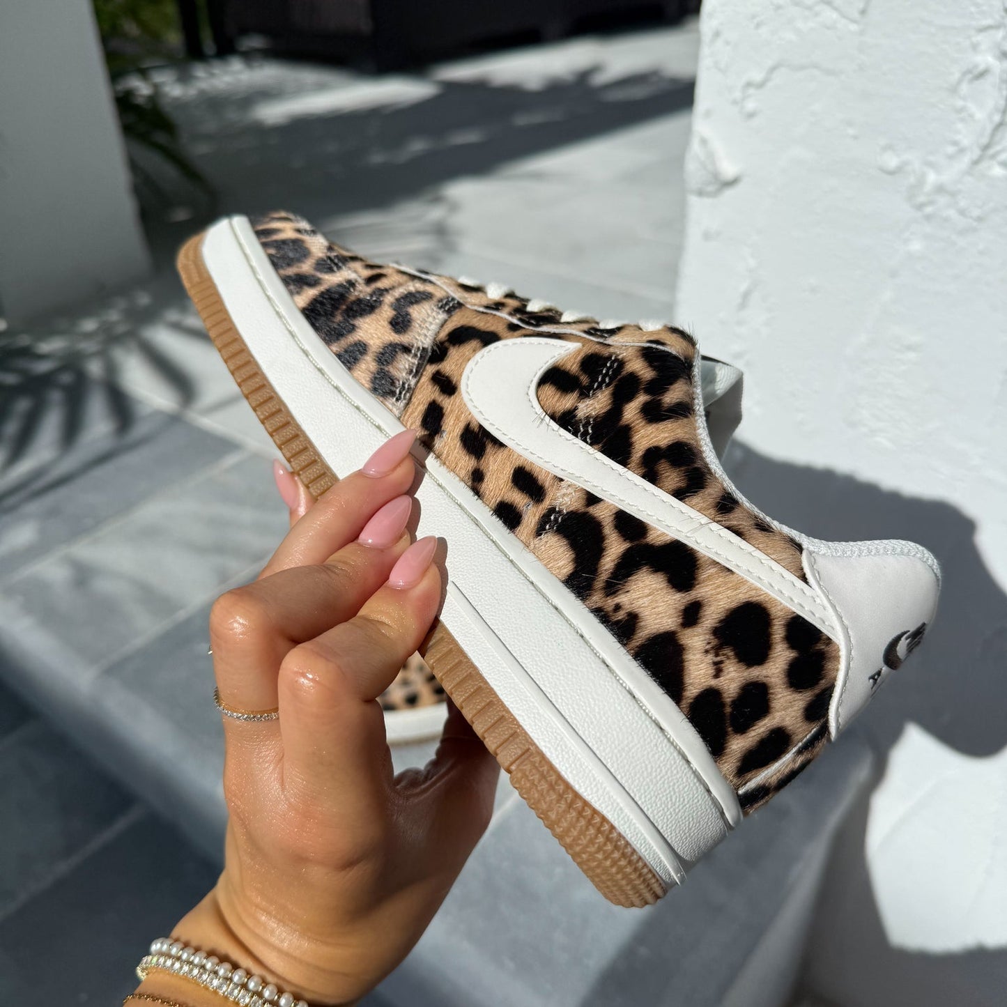 Swarovski X Nike Leopard Air Force 1