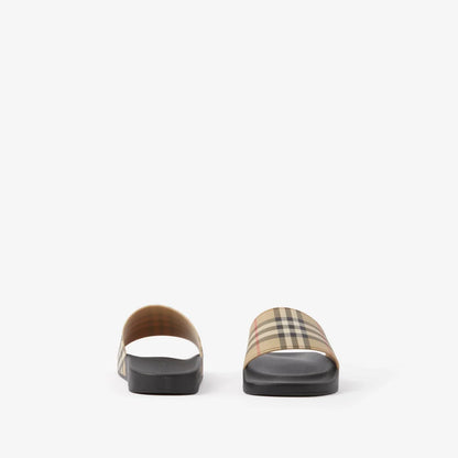 Burberry Check Slides
