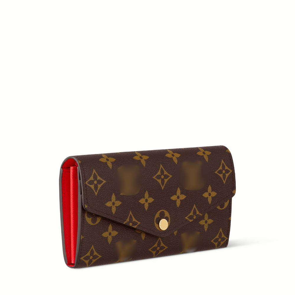Sinclaire's Monogram Sarah Long Wallet