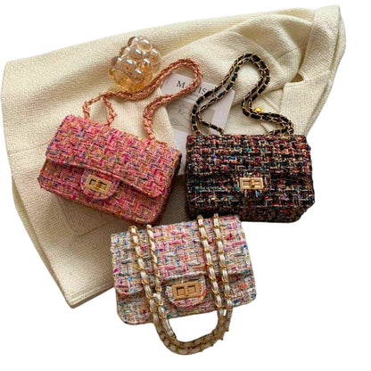 Women's Shoulder Bag in Pink, Black or White