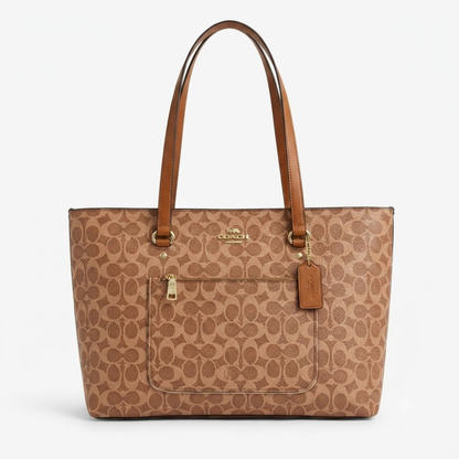 Coach Station Tote Bag In Signature Canvas