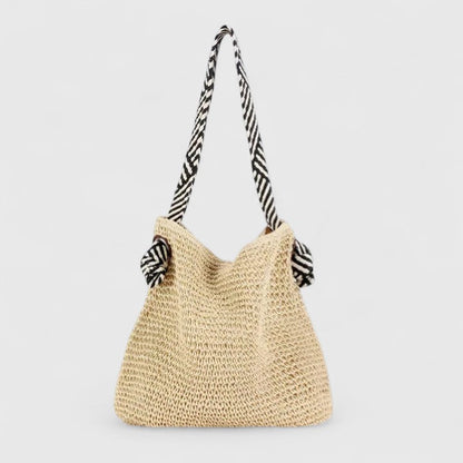 Women's Boho Shoulder Bag in Warm Brown or Beige