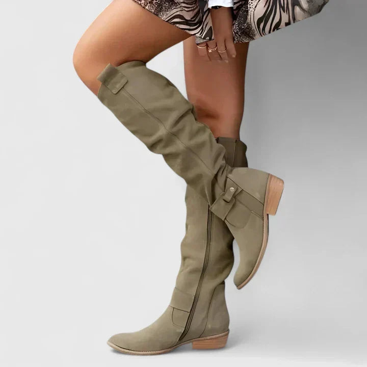 Women's Comfort Boots in Four Earth Tones