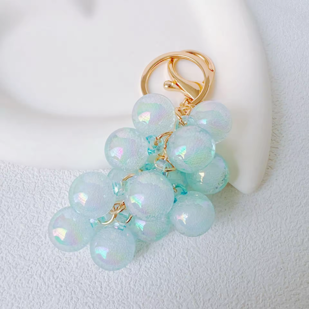 Bubble Jelly Grape Bag Charm (Gift Box Included)