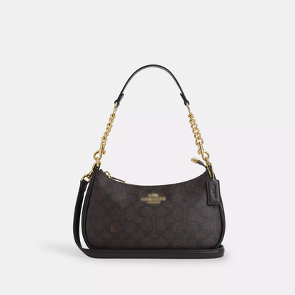 Sinclaire's Sand Teri Shoulder Bag In Signature Canvas