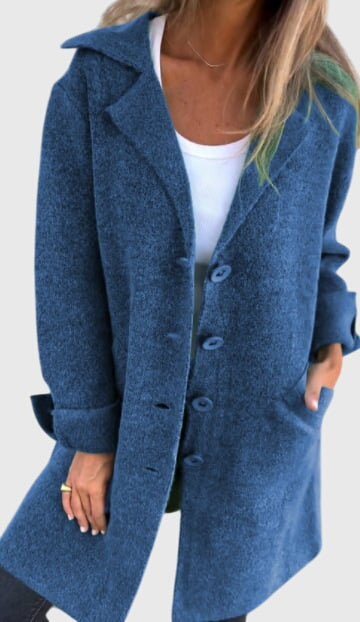 Women's Blazer with Buttons in Ten Colors