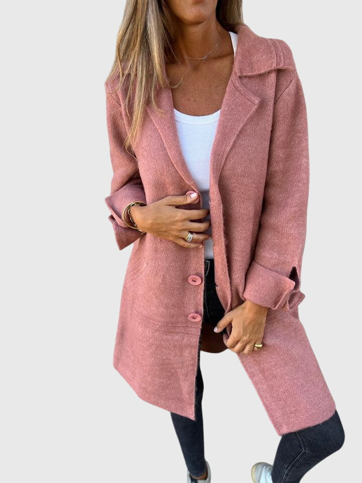 Women's Blazer with Buttons in Ten Colors