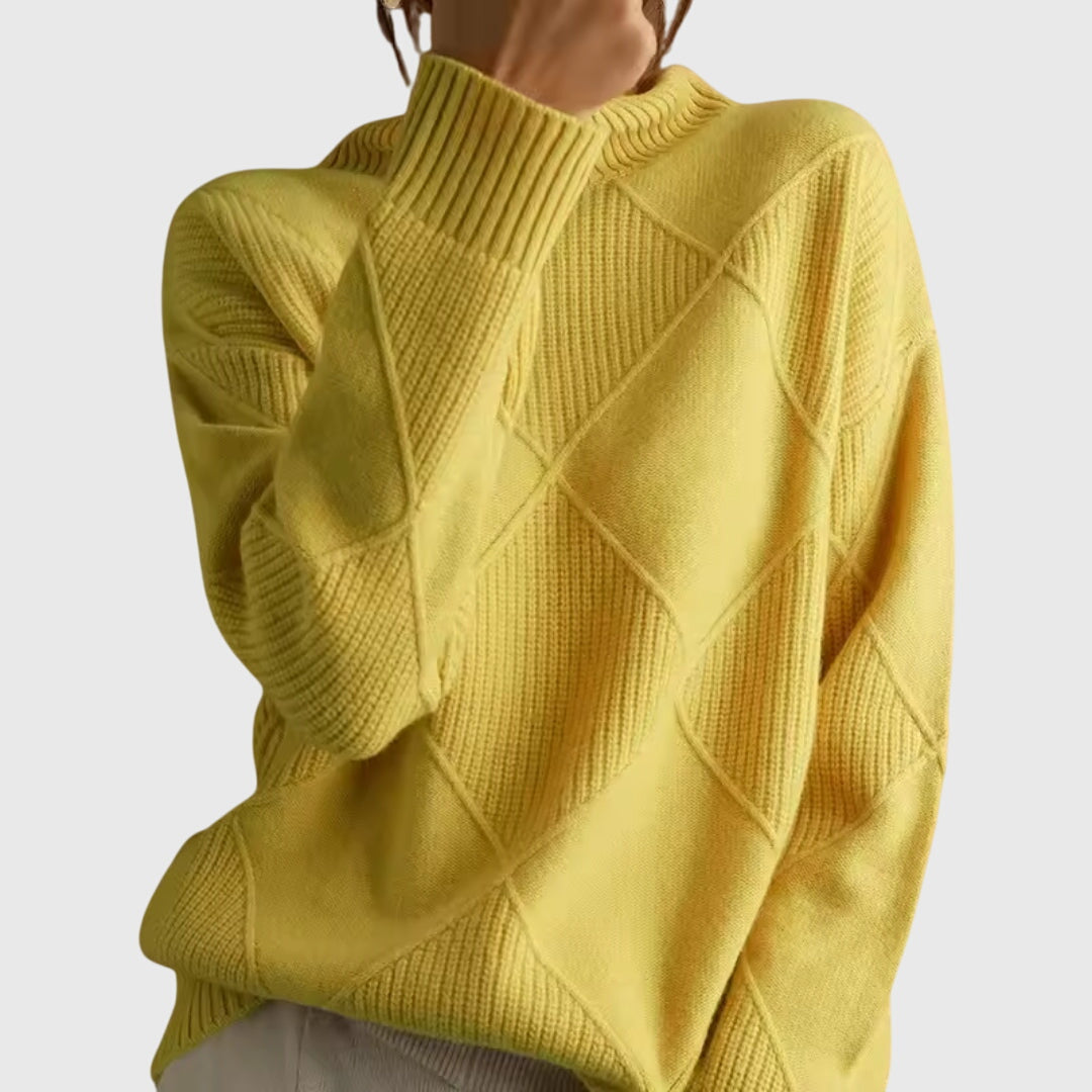 Women's Turtleneck Sweater in Seven Colors