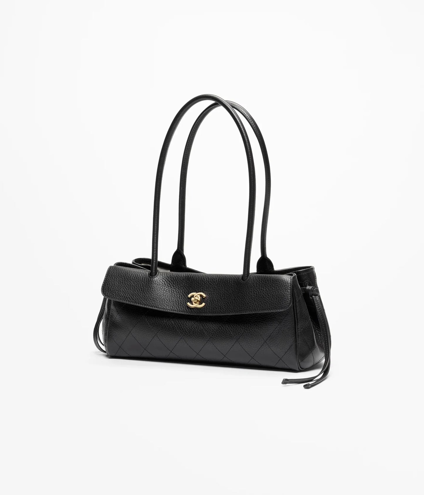 Chanel Small Tote Metal Black
