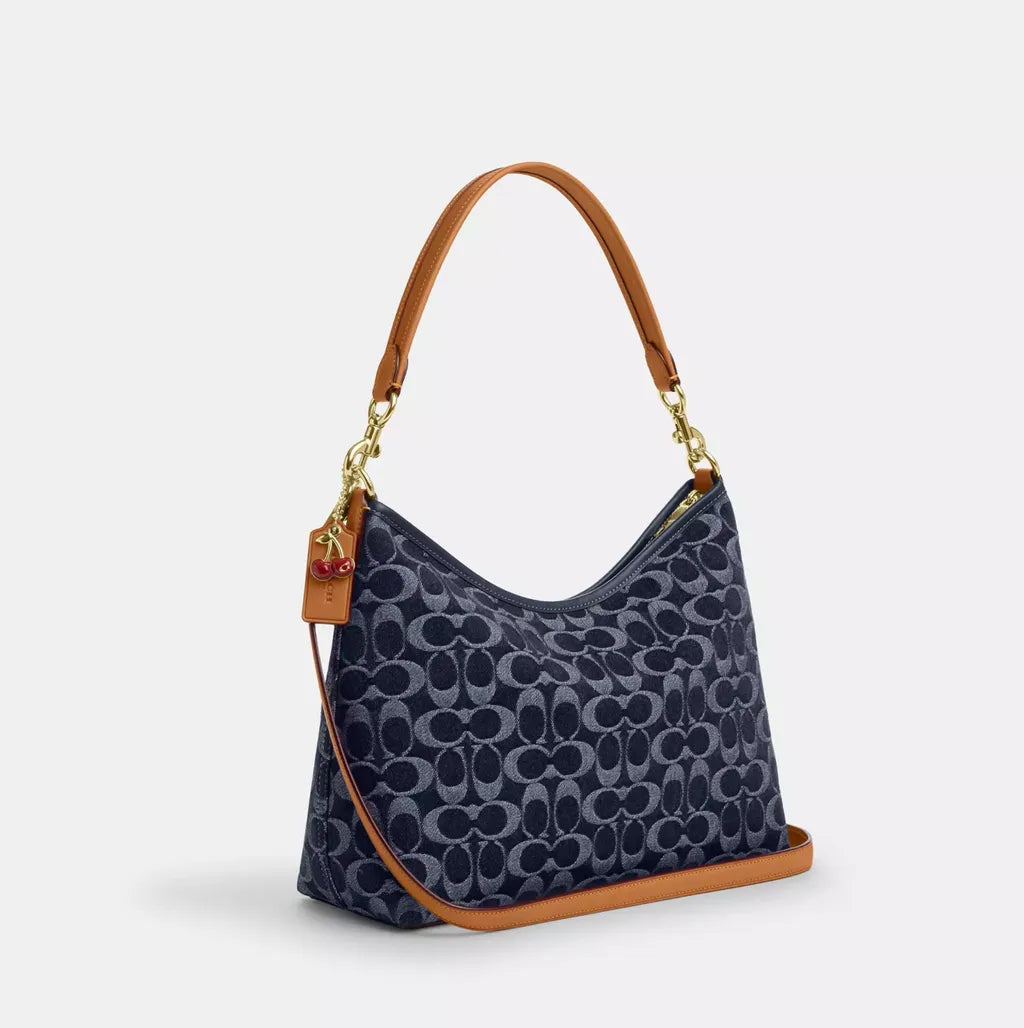 Sinclaire's Laurel Shoulder Bag In Signature Denim