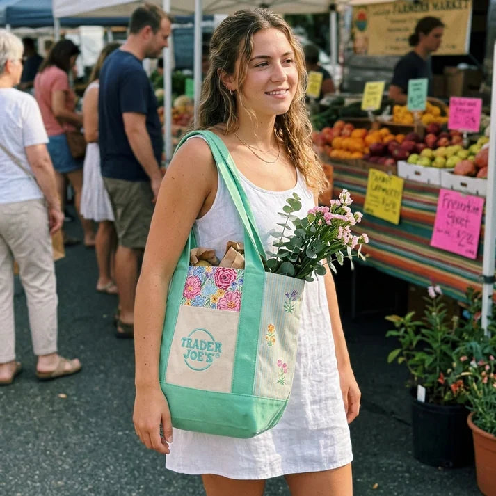Trader Joe x Coastal Whimsy Tote Bags